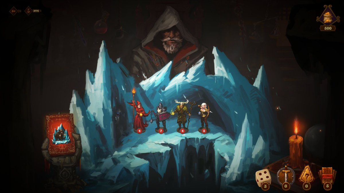 The Frozen Peaks
#screenshotsaturday #RPG #boardgames #gamedev #darkquest #TurnBasedThursday #turnbased