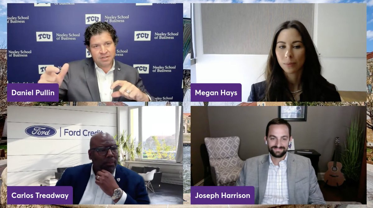 TCUMagazine's tweet image. Did you miss our TCU Presents panel on how a CEO's personality influences leadership style and investor relations? Listen as our experts discuss this timely topic: magazine.tcu.edu/latest-news/tc… @TCUAlumni @NeeleySchoolTCU #LeadOnTCU