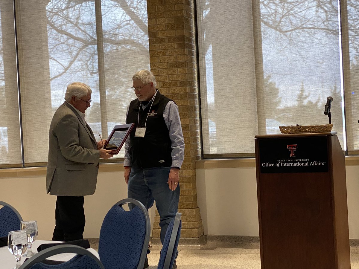 texasbankersCEO's tweet photo. Congratulations to Chmn Joe Kim King of Texas Country Bancshares in Brady who received the Distinguished Banking Service Award at todays @TexasTech Bankers Ag Credit Conference. As fine of a community banker &amp;  gentleman as you will find anywhere. @texasbankers salutes you! https://t.co/DmfNJlgJHQ