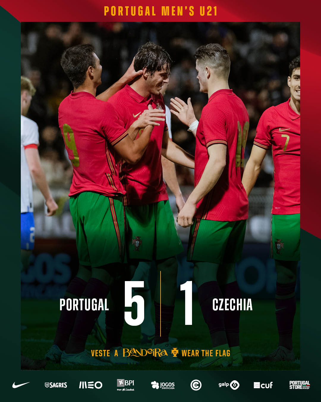 Portugal on X: Vitória categórica dos Sub-21 frente à Chéquia