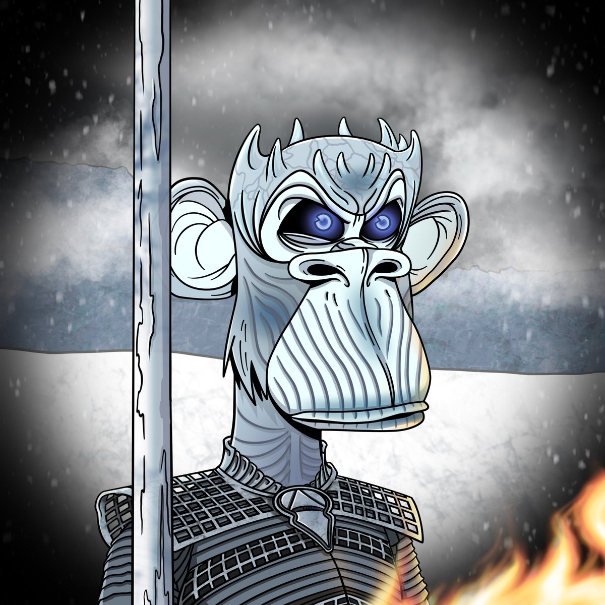 BoredArtNotClub's tweet photo. 🦧APE KING🦧

1/1 Custom for @MutantLaxer_NFT 

Winter is coming 🥶 https://t.co/5bTmDcp4ZL