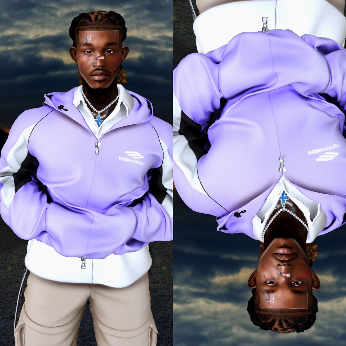 Don_DaArtist's tweet photo. #SecondLife #Purple #model #thalabel #sl
#BalenciagaAdidas #VirtualReality #virtual #vice https://t.co/HO3vlnjXAO