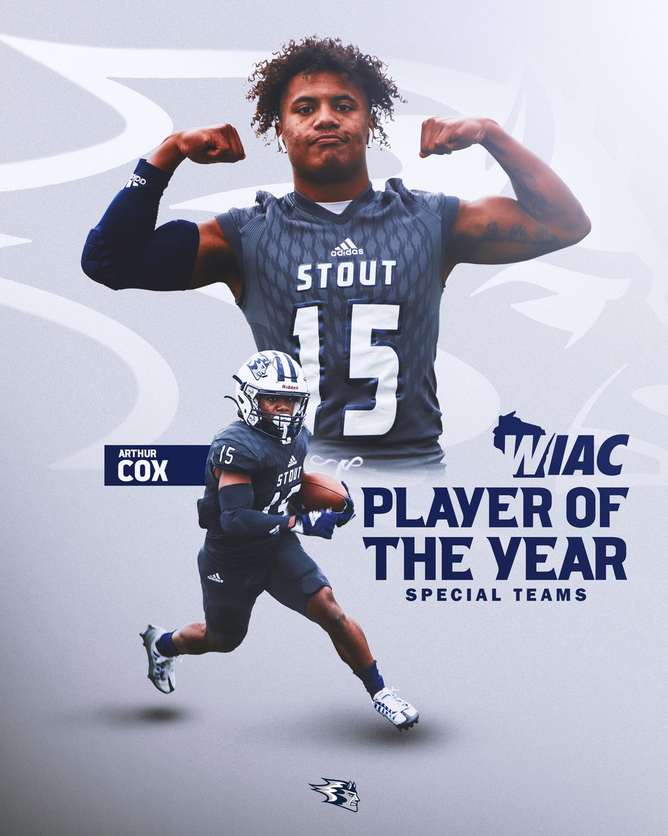 The 2022 WIAC Special Teams Player of the Year: <a href="/arthurcox_/">AC3 ✊🏾</a> 

#BleedBlue #TPC