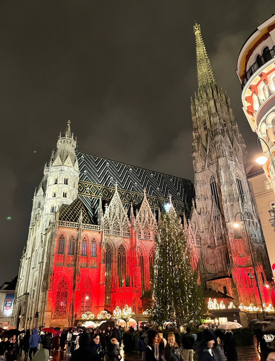 zazandrea's tweet photo. Atmosfera natalizia 🇦🇹 🎄 💫 🎅
#vienna #wien #duomo #santostefano #stephanplatz #christmastime #mercatinidinatale #austria https://t.co/eUggVUp4Az