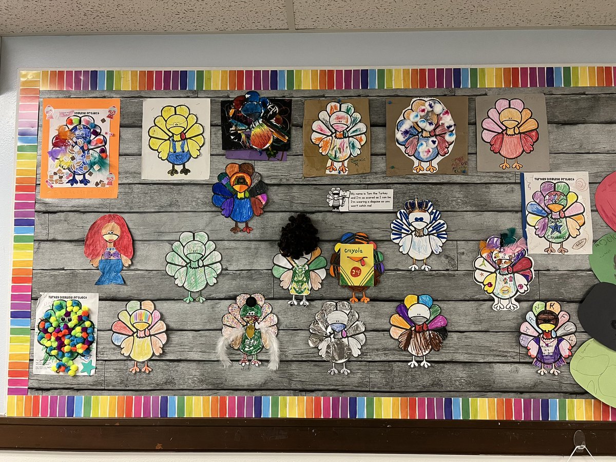 What a great job, kindergarten……your turkeys will be safe for Thanksgiving!