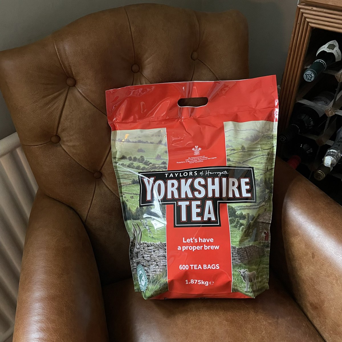 allallee's tweet photo. It’s come home! #LetsHaveAProperBrew @YorkshireTea https://t.co/BrxB2ErajU
