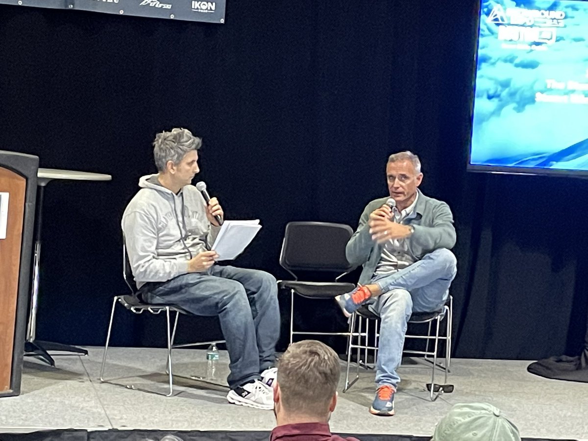 We’re listening to a great interview @stevejpr and @stormskijournal at Boston <a href="/SnowboundExpo/">Snowbound Expo</a> - check out the show this weekend. Or go skiing -  the ski season is underway! skivermont.com