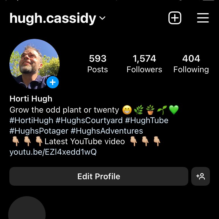 And of course I am on Insta as well, although as phone is quite old so I don’t have it running on the phone so much … #HortiHugh on #instagram , do drop by and give me a follow 😃🌿🌸😋🍄🐝🌾💚 #Gardening #Plants #InstaGardening