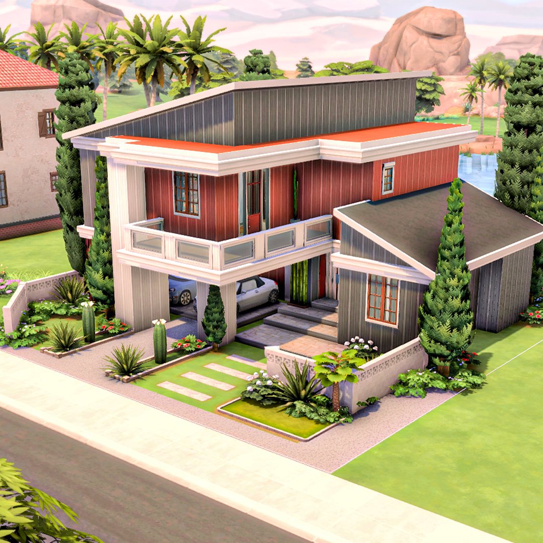 SimsonicaS's tweet image. Sharing with you today my latest build with no cc → Warm and Cozy Family Home 
Speed build available on my youtube channel → simsnovation (link in comments). BTW I tried a little voice over for the intro part so a little bit shy here... 
#TS4 #Sims4 #TheSims4 #ShowUsYourBuilds