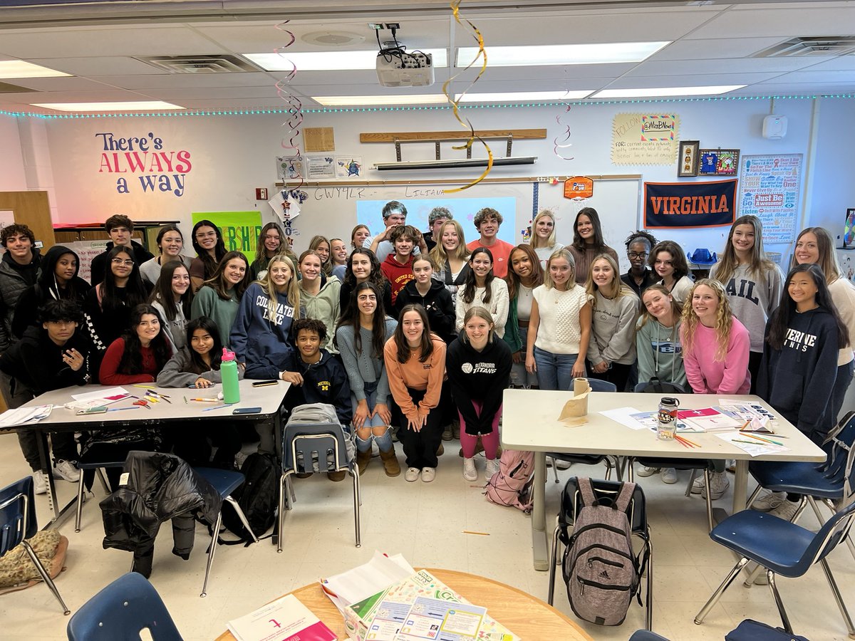 This week all three Leadership classes had the opportunity to get trained in teen mental health first aid by the AMAZING @DemersWellness! We all learned so much and are excited to share it with the West Potomac community! <a href="/theWPboard/">West Potomac HS (we/they/them)</a>