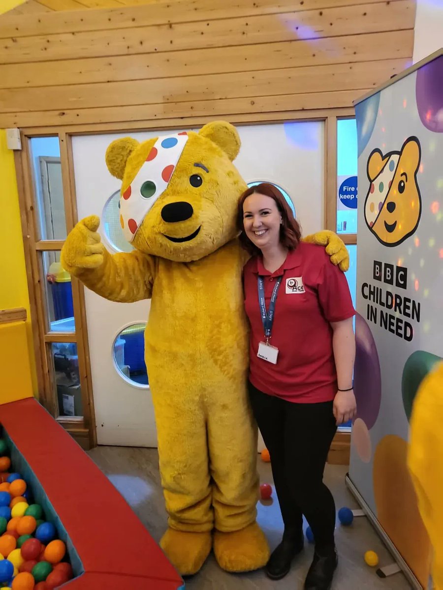 acemusictherapy's tweet photo. Today is #ChildreninNeedDay and we are proud to support @richardhousech by deliver #musictherapy services! ๐งธ We were part of the #SurpriseSquad at the Day Room at the hospice, giving the children there a day filled with fun! ๐ @BBCCiN @alexjones_xo @TheOneShowShow https://t.co/7khBeAJ0AI