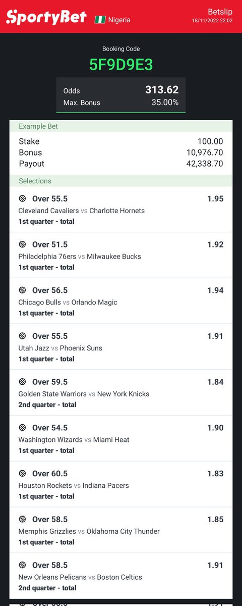 sportingking365's tweet photo. 5F9D9E3 | 7611716 | 534ADE2D

Responsible gambling nitori olohun 🔞 https://t.co/BkZy2JsZwu