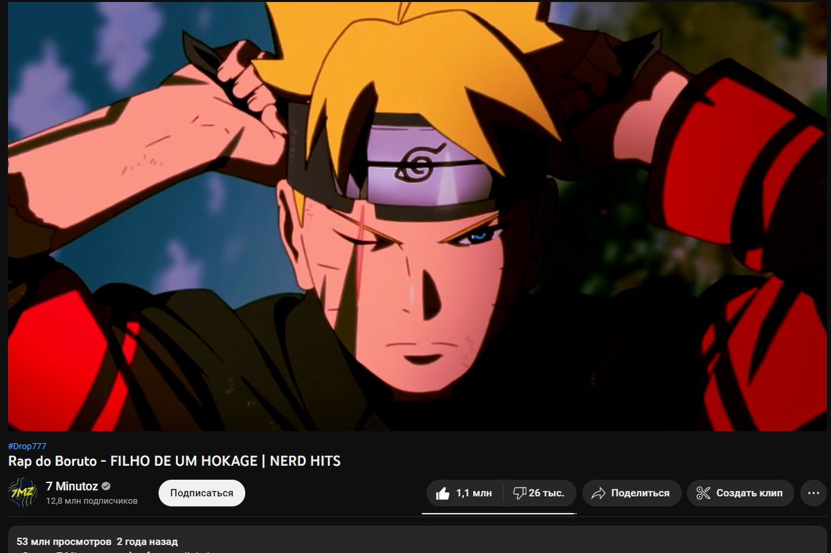 Rap do Boruto - FILHO DE UM HOKAGE