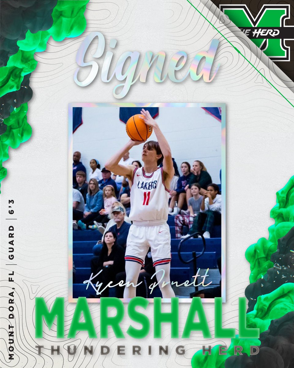 𝑺𝒊𝒈𝒏𝒆𝒅 ✍️

Welcome to the Herd Men’s Basketball family, Kycen! 🏀

#BringOnTheHerd // #WeAreMarshall