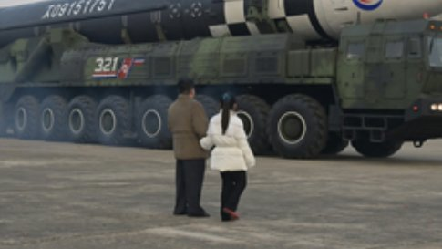 JosephHDempsey's tweet photo. So, Kim Jong-un just decided to reveal his daughter for the first time publicly at an ICBM launch??? https://t.co/tiE8gWixAJ