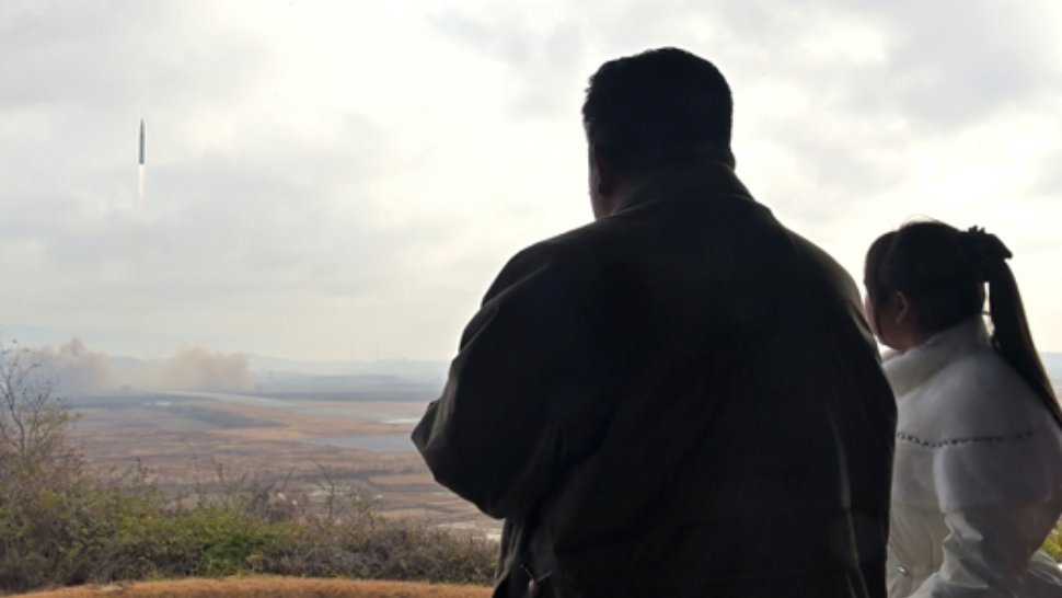 So, Kim Jong-un just decided to reveal his daughter for the first time publicly at an ICBM launch???