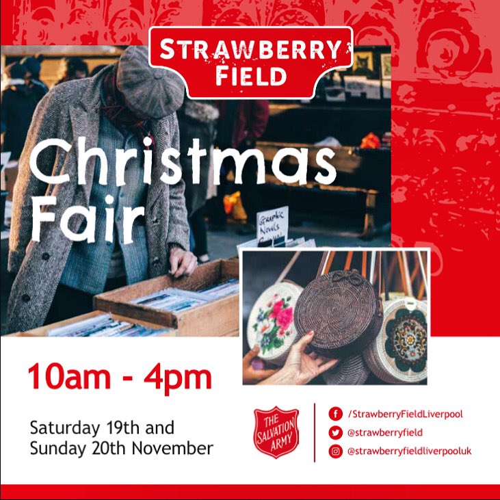 We’re here tomorrow & Sunday. With lots of local businesses & entertainment! @strawberryfield #localbusiness #christmasmarketliverpool #handmadegiftsarethebest #charity