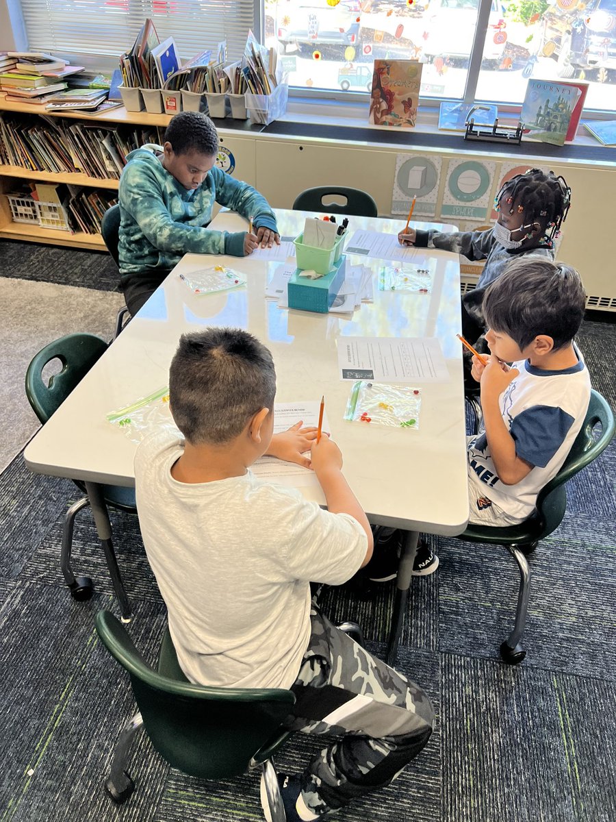 My expedition class became scientist and participated in their first experiment this week! They observed skittles and came up with lots of guesses. Can’t wait for them to participate in more experiments this quarter! <a href="/MECME_School/">MillbrookElem</a> #whichcolordoyouthinkshowsupthemost