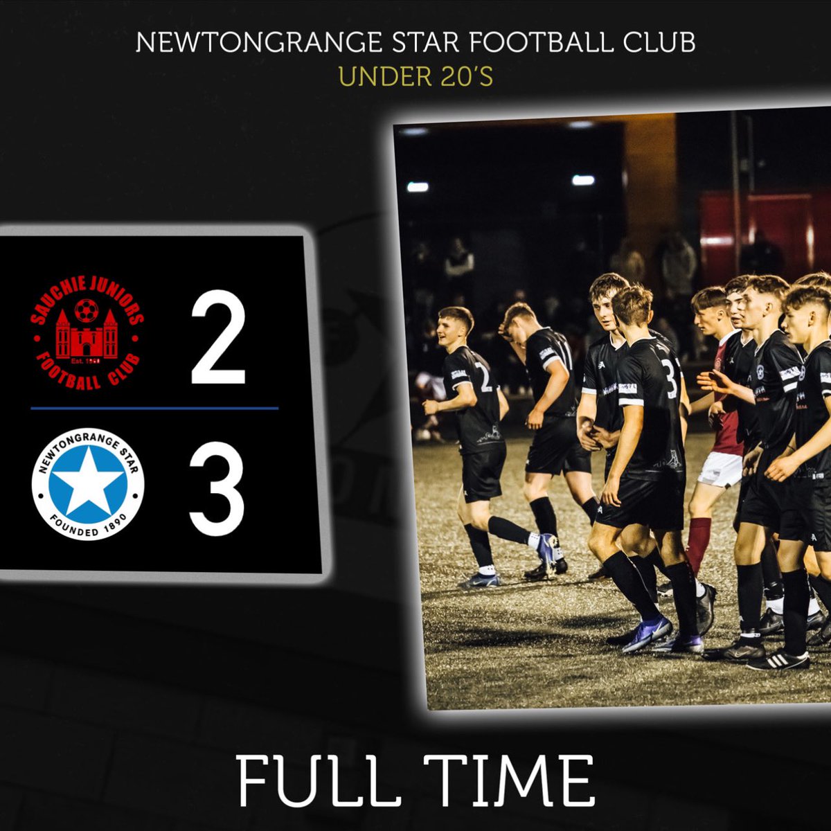 Coming from behind not once but twice to go on to bring home all 3 points. Jack Adams at the double and a first goal of the season for centre back Louis Kerr 🙌🏼

P10 W10 D0 L0

8 points clear at the top of the league ⭐️