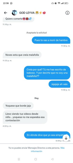 Pensabais que el abortado era tonto? Noooooo llega el segundo tonto del dia!!! Aiss, c&oacute;mo echaba esto