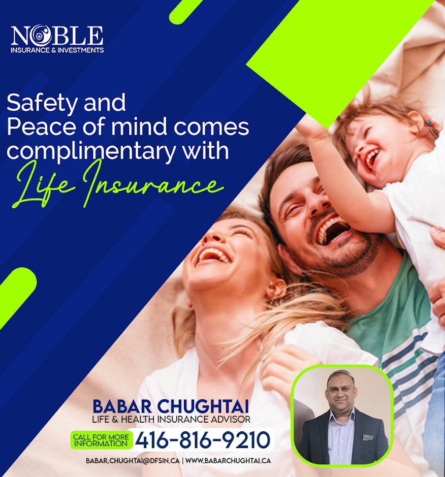 NobleInsurance_'s tweet image. Life insurance gives you the chance to live your life to the fullest by providing the right coverage and protection. Get a quote now!
.
☎️ | 416-816-9210
🌐 | babarchughtai.ca
.
.
.
#babarchughtai #insuranceadvisor #lifeinsurance #lifeinsuranceplan