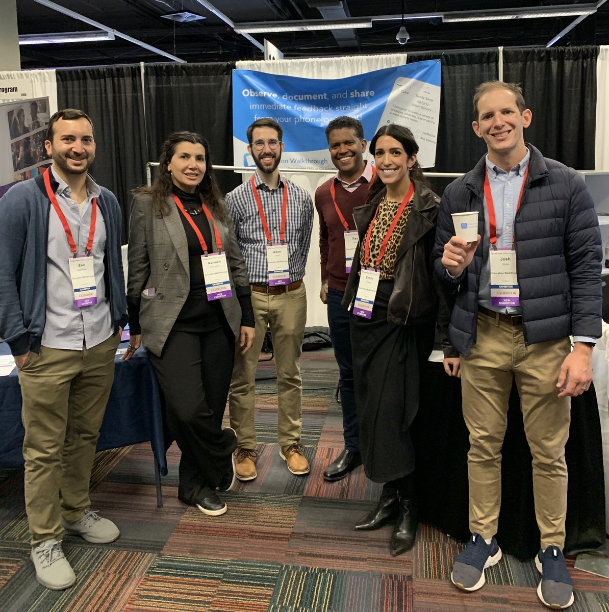EduWalkthrough's tweet image. We have had a great day drinking coffee and doing walkthroughs with school board members, administrators, and principals at booth 1107!!  #ILjac22 #education #edtech #teachers #edutwitter @HelioxGroup