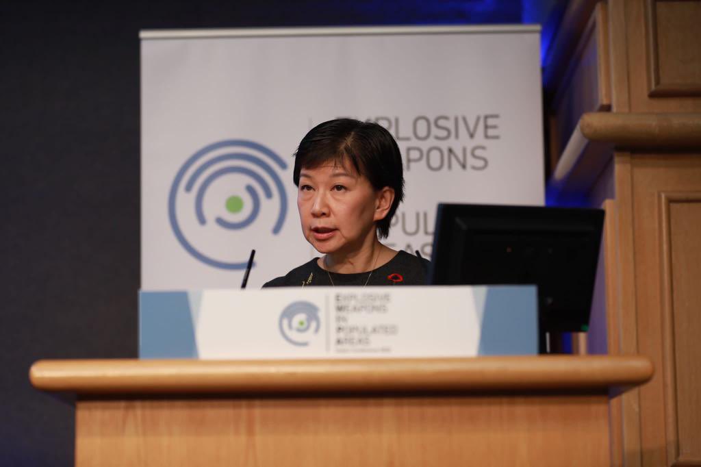 Izumi Nakamitsu (@inakamitsu) on Twitter photo Honoured to attend the Dublin conference on behalf of <a href="/antonioguterres/">António Guterres</a>. The #EWIPA Political Declaration marks a milestone in our efforts to better protect civilians from the urbanization of armed conflict.
The <a href="/UN/">United Nations</a> remains your steadfast partner in all efforts to implement it. Honoured to attend the Dublin conference on behalf of <a href="/antonioguterres/">António Guterres</a>. The #EWIPA Political Declaration marks a milestone in our efforts to better protect civilians from the urbanization of armed conflict.
The <a href="/UN/">United Nations</a> remains your steadfast partner in all efforts to implement it.