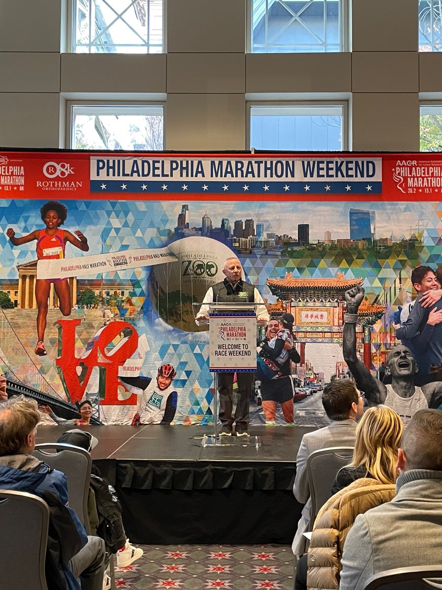 AACR Foundation (@aacrfoundation) on Twitter photo .<a href="/AACR/">AACR</a> Foundation Chief Philanthropic Officer, Mitch Stoller (<a href="/stollm3/">MitchStoller</a>), welcomed everyone to the 2022 <a href="/Philly_Marathon/">Philadelphia Marathon</a>. Our #Runners4Research team, more than 700 strong, has raised over $500,000 for cancer research so far! Help them defeat cancer: bit.ly/3tFG2ik .<a href="/AACR/">AACR</a> Foundation Chief Philanthropic Officer, Mitch Stoller (<a href="/stollm3/">MitchStoller</a>), welcomed everyone to the 2022 <a href="/Philly_Marathon/">Philadelphia Marathon</a>. Our #Runners4Research team, more than 700 strong, has raised over $500,000 for cancer research so far! Help them defeat cancer: bit.ly/3tFG2ik