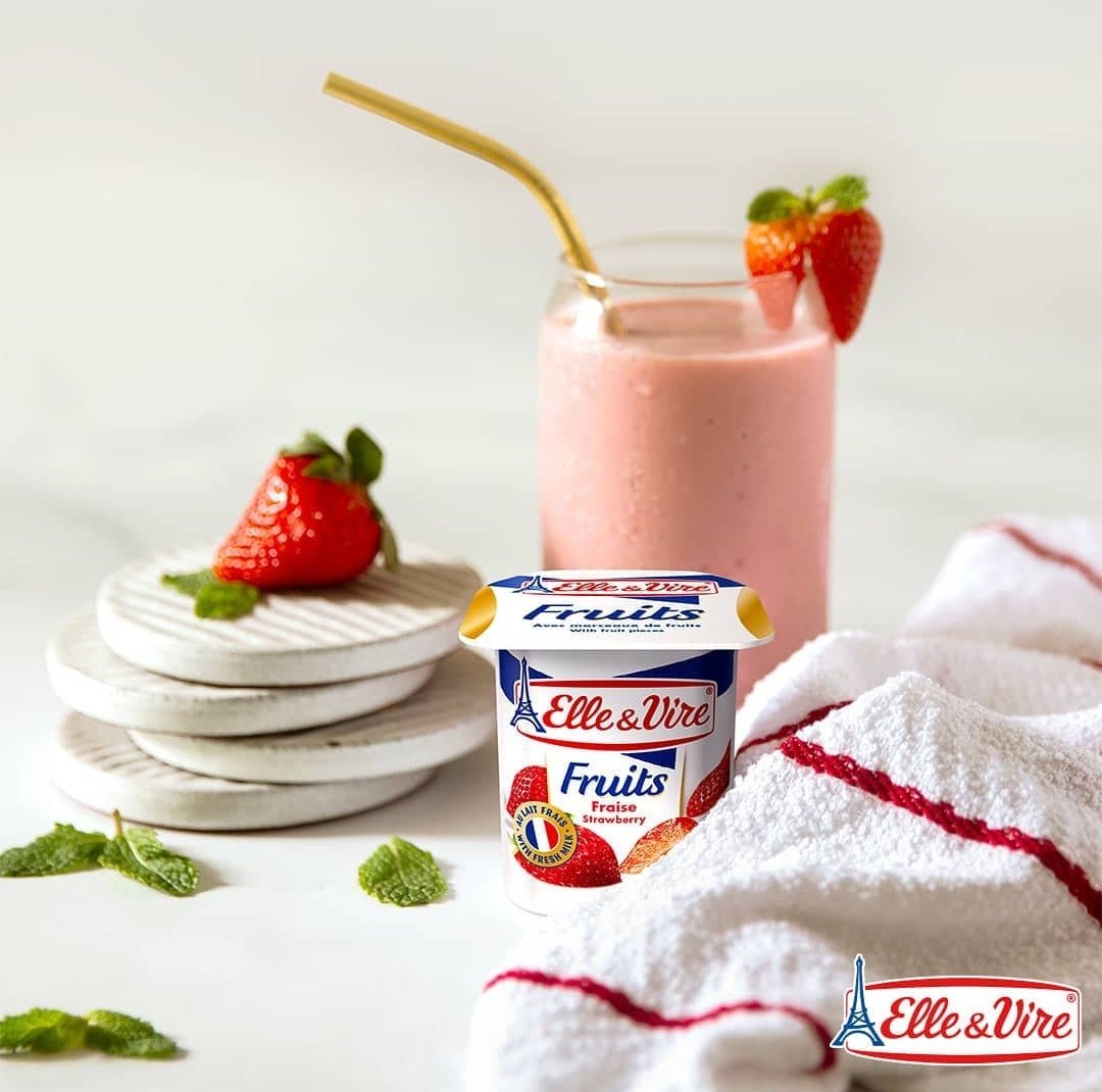 ElleAndVireJa's tweet photo. Strawberries &amp; cream 😋
Add some extra flavour and protein to your smoothie with #ElleAndVire #DairyDessert ❤ https://t.co/GuUy1pWouD