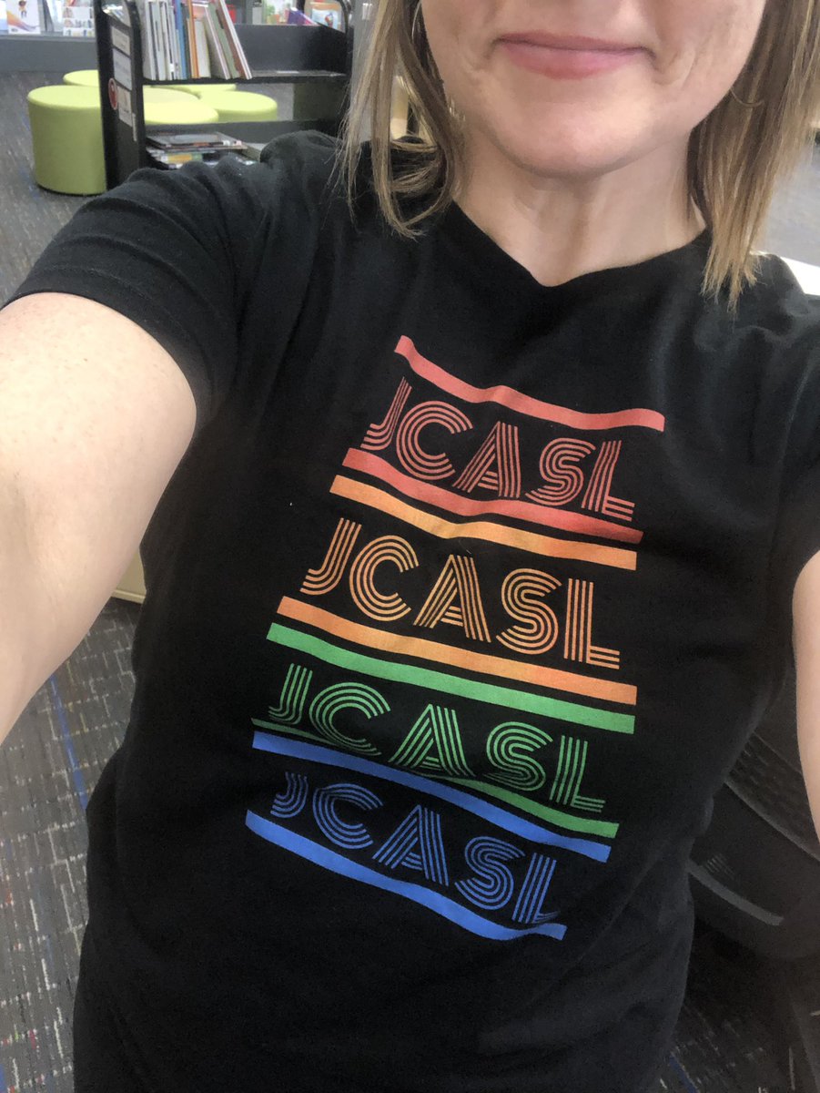 Representing @JCASLKY today with my shirt from @canva. #jcaslky  #jcpslibraries