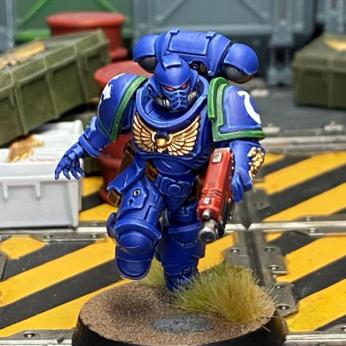 AlexFpaints's tweet photo. @WarComTeam Here is my work from the last month.
#ultramarines #warhammer40k https://t.co/7NyroBPrST
