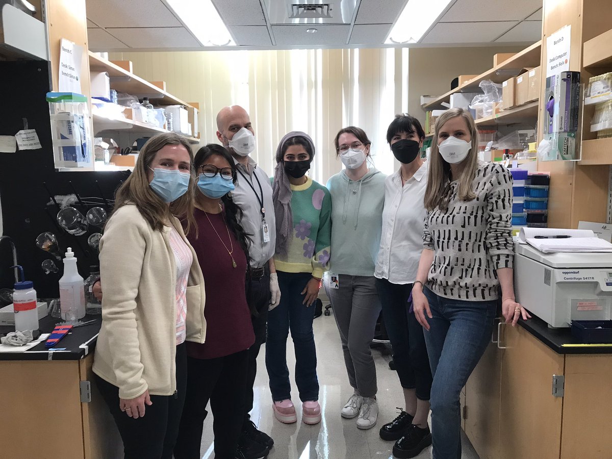 LeneCch's tweet photo. Professor Resia Pretorius fik tid til et foto sammen med det arbejdsomme
team af forskere fra Harvard 💙
#MicroClots #platelets #Hypercoagulation #fluorescence #microscopy #LongCovid https://t.co/5xpnNiGgtA