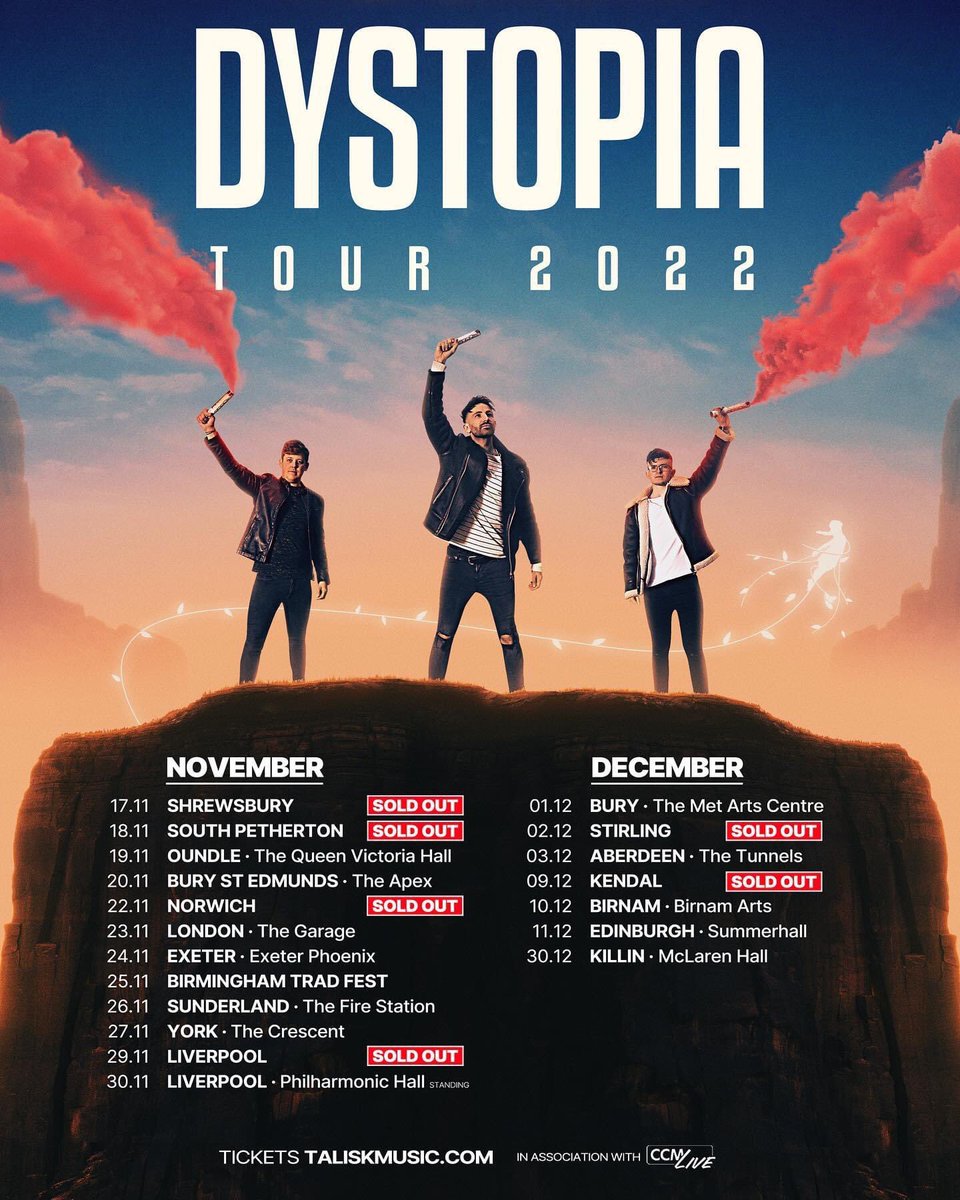 Hey lovely people of Twitter! I’m selling two tickets to <a href="/TaliskMusic/">Talisk</a> on Friday 9th December, 19:30, Brewery Arts Centre in Kendal! Gutted I can’t go, but I have an awesome tour booked myself now! 🎭 You have to see them! #TALISK #gig #soldout #kendal #folk