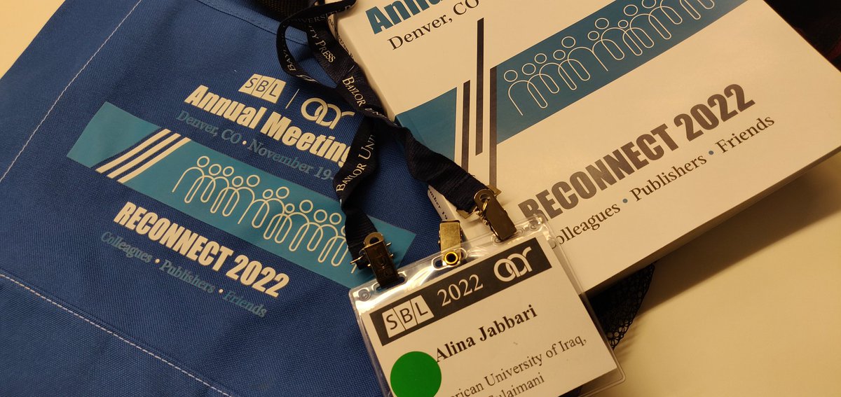 Greetings from a snowy but sunny Denver, and excited to present my three selected papers during #sblaar22 <a href="/AARWeb/">American Academy of Religion</a>. 

Collegues and comrades in the field, I look forward to meeting up!