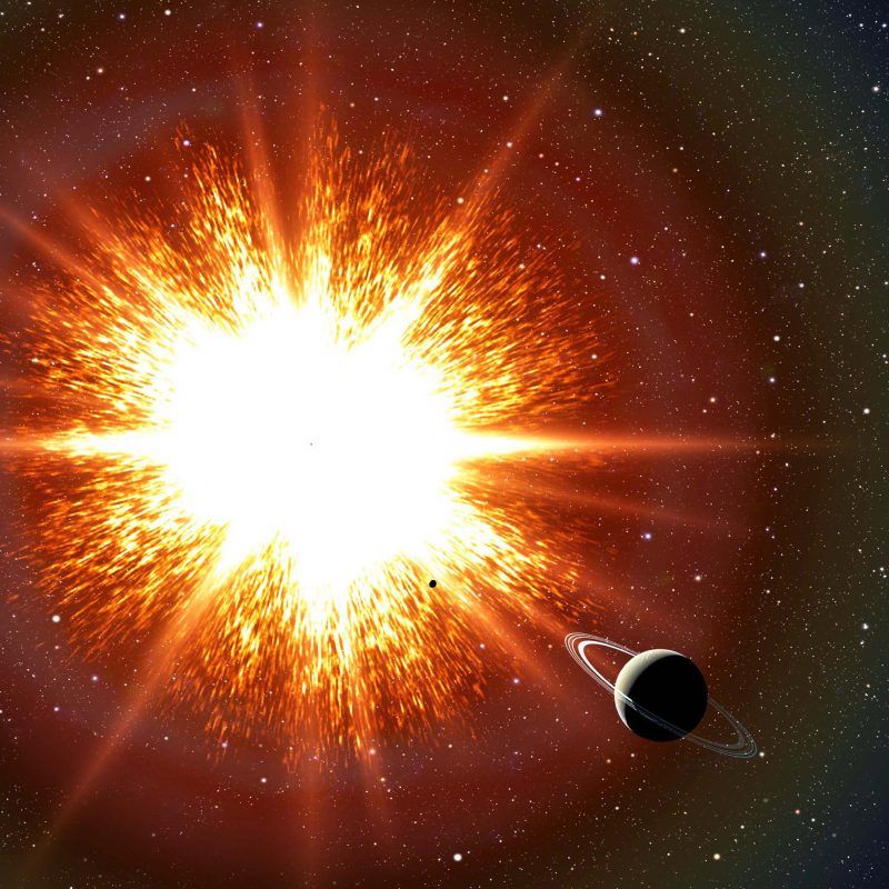 maximaxoo's tweet photo. #Space #Art: artist’s concept of a planet caught in a #supernova, or #ExplodingStar. Image by David Aguilar
https://t.co/71g8kfJoJ8 via @EarthSkyScience https://t.co/uCKhVghJbD