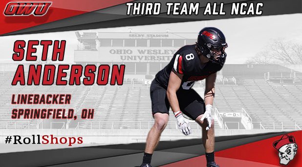 OWUBishopFB's tweet photo. Through the night, we will be releasing our 2022 All Conference team. Starting Off with our 3rd Team 
All-NCAC Defensive Selections!
#RollShops https://t.co/x8iJxI1Ep9