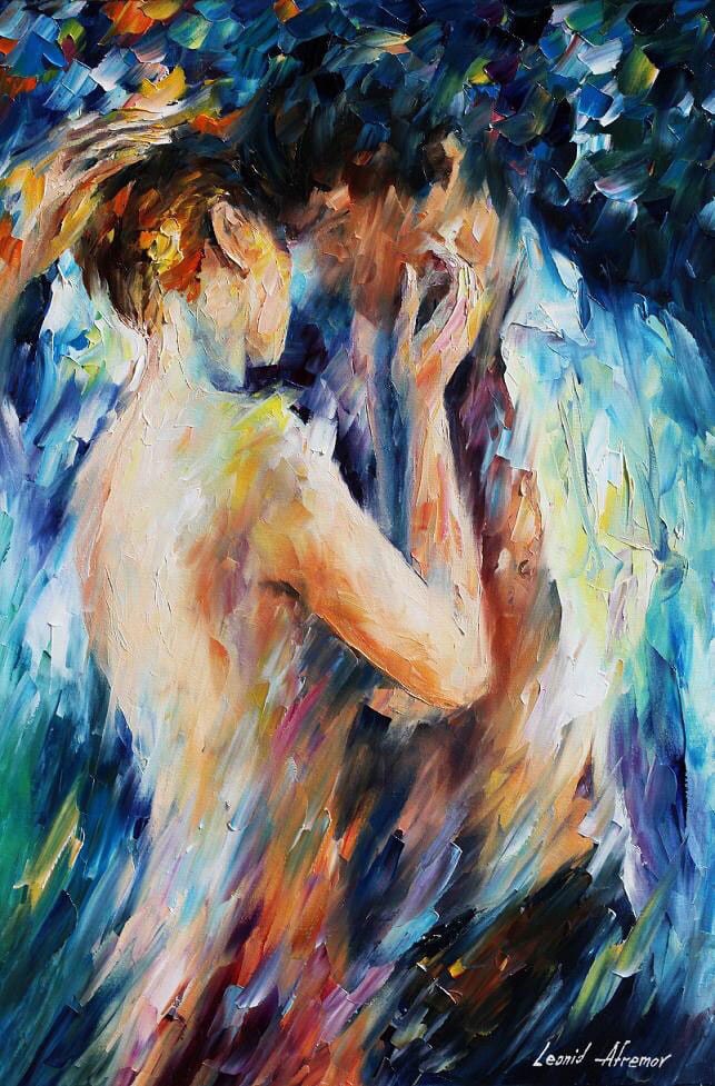 Phive's tweet image. Just one more hug with you. #dream #painting #loveart