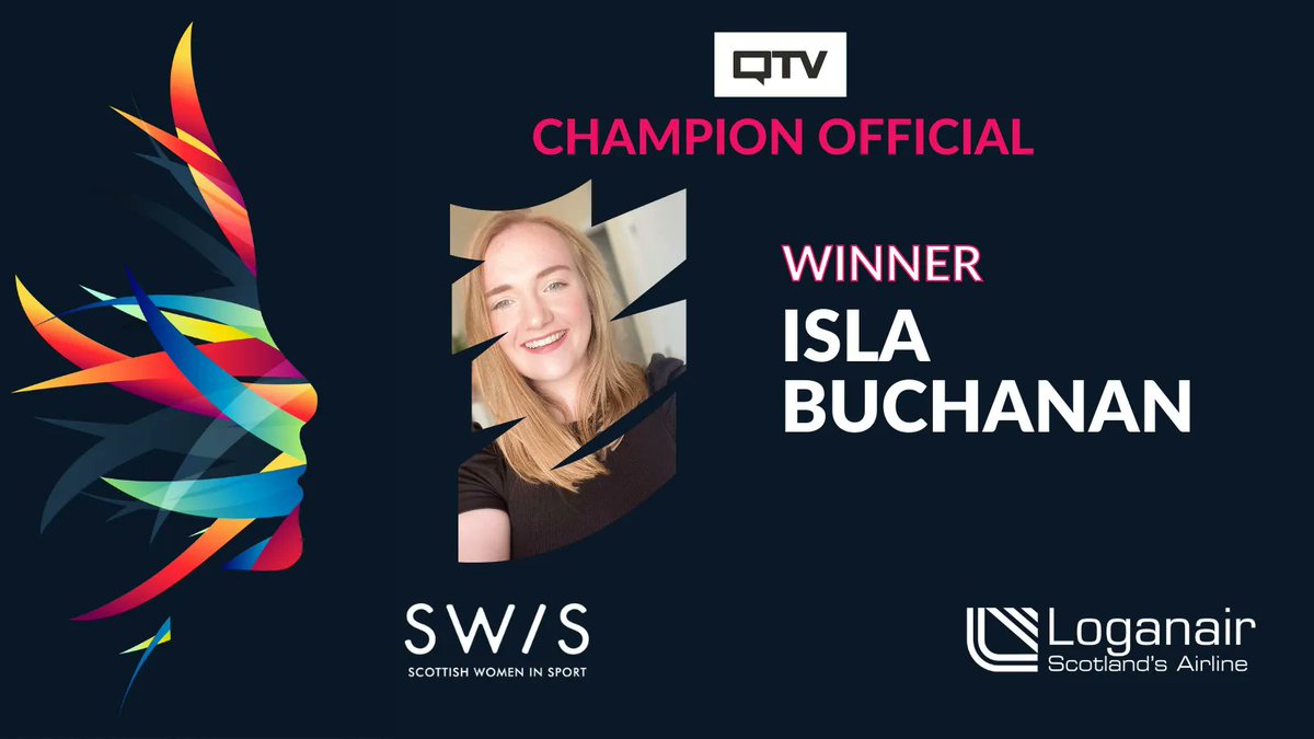 🌟 Our <a href="/QTV/">Q TV</a> Champion Official Award goes to <a href="/IslaBuchanan8/">Isla Buchanan</a>! 🌟

Isla credits football with changing her life and alongside refereeing she shares her experience of mental health in the hope that it inspires and helps others. #SWISAwards2022

<a href="/ScottishFA/">Scottish FA</a> <a href="/FlyLoganair/">Loganair</a> <a href="/sportscotland/">sportscotland</a>