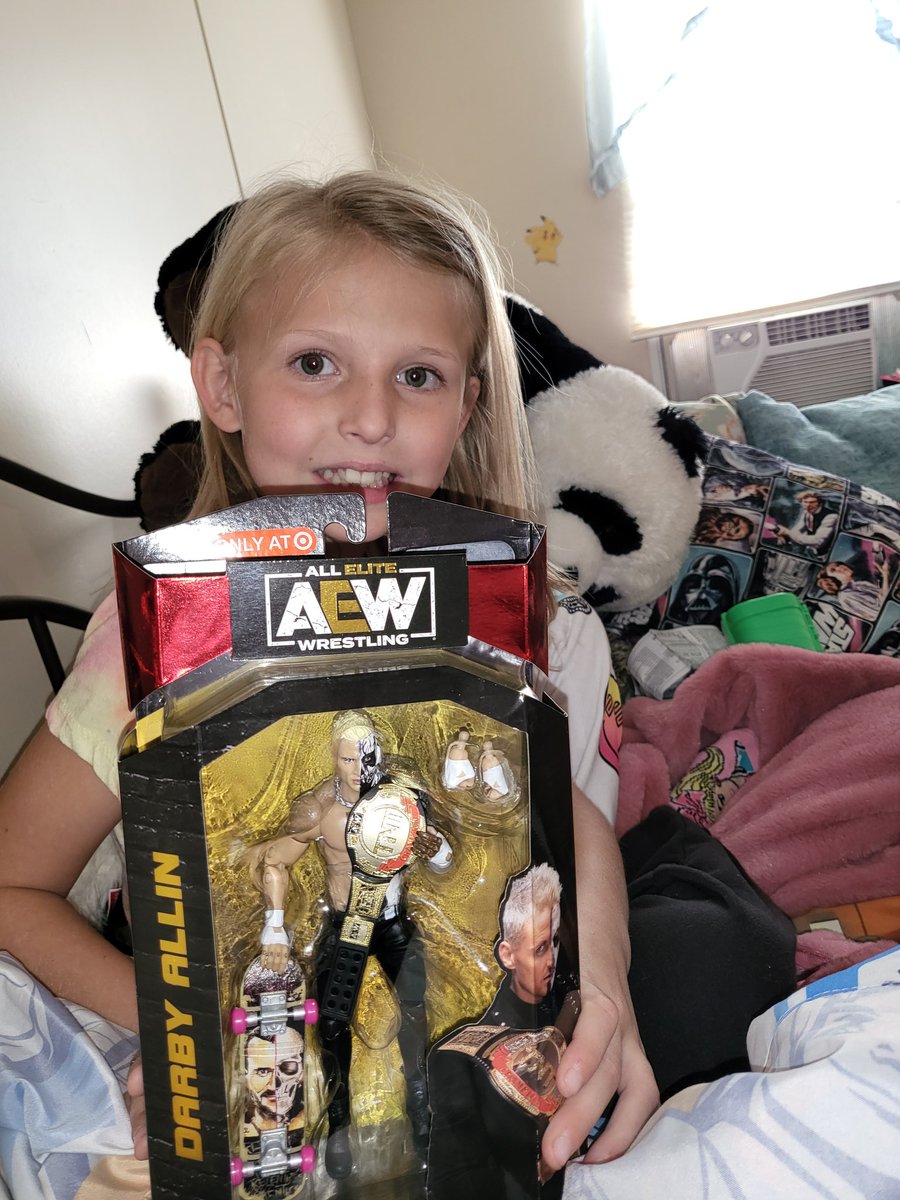 iguana_refund's tweet photo. She finally got her "Barby Allin" figure 😂 @DarbyAllin @AEW @Target https://t.co/dxOPHTjgu1