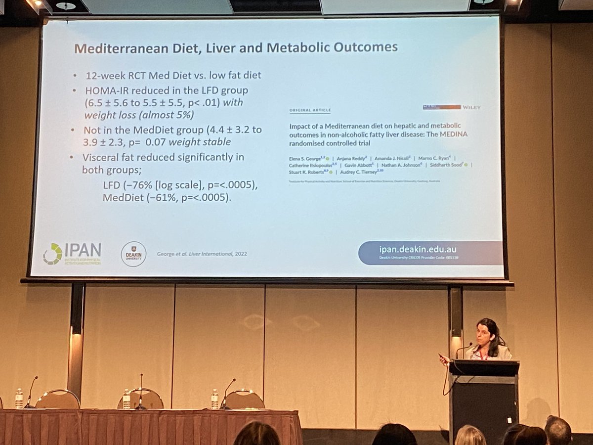 Lisa Murnane (@lisamurnane7) on Twitter photo Great start to Day 2 of #AuSPEN2022 Dr Elena George providing an excellent update on all things NAFLD, including interesting results from her MEDINA RCT paper <a href="/elenas_george/">Dr Elena George, AdvAPD, PhD</a> <a href="/AudreyTierney/">Audrey Tierney</a> <a href="/AuSPENfeed/">AuSPEN</a> Great start to Day 2 of #AuSPEN2022 Dr Elena George providing an excellent update on all things NAFLD, including interesting results from her MEDINA RCT paper <a href="/elenas_george/">Dr Elena George, AdvAPD, PhD</a> <a href="/AudreyTierney/">Audrey Tierney</a> <a href="/AuSPENfeed/">AuSPEN</a>