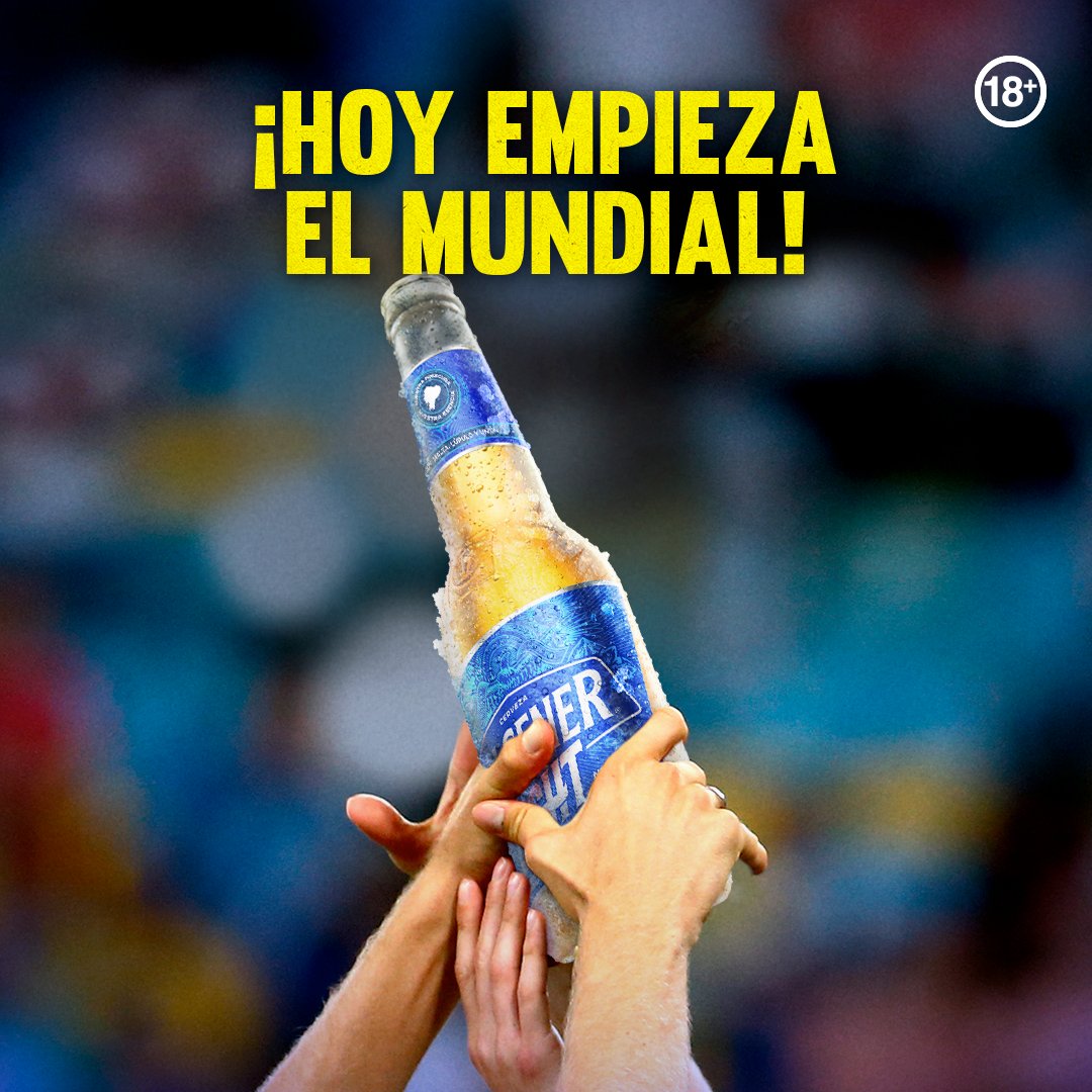 pilsener_light's tweet photo. #SinPeros, ¡Destapa esa helada!
Hoy comienza la fiesta del Mundial. 🍻🏆 https://t.co/B3VPFIX9Ia