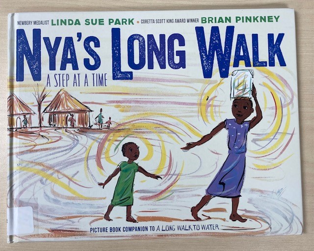 MmeFallscheer's tweet photo. This is the picture book companion to "A Long Walk to Water" by @LindaSuePark . If your students are reading the novel, you might like to share this book as well. #LCSDReads https://t.co/pZIfPVbbGF