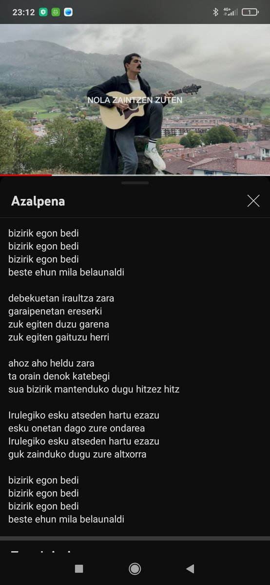AmaiaUrtzelai's tweet photo. @bulegotaldea Buruan sartzen dan leloa daukan 
Bulegoren #IrulegikoEskua kantaren hitzak.
 Di-da batean sortu eta saretatua! #datsegit https://t.co/C920Iae60q