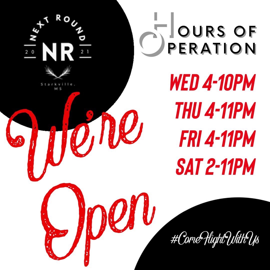 nextround_stark's tweet photo. Whether you prefer to whiskey up or wine down, it’s Friday, time for your Next Round!
#ComeFlightWithUs today from 4 to 11, and tomorrow from 2 to close!
#NextRoundStark #Starkville #StarkVegas #supportsmallbusiness #wine #whiskey #rum #paninis #charcuterieboard #happyfriday https://t.co/WLzzCMpN6p