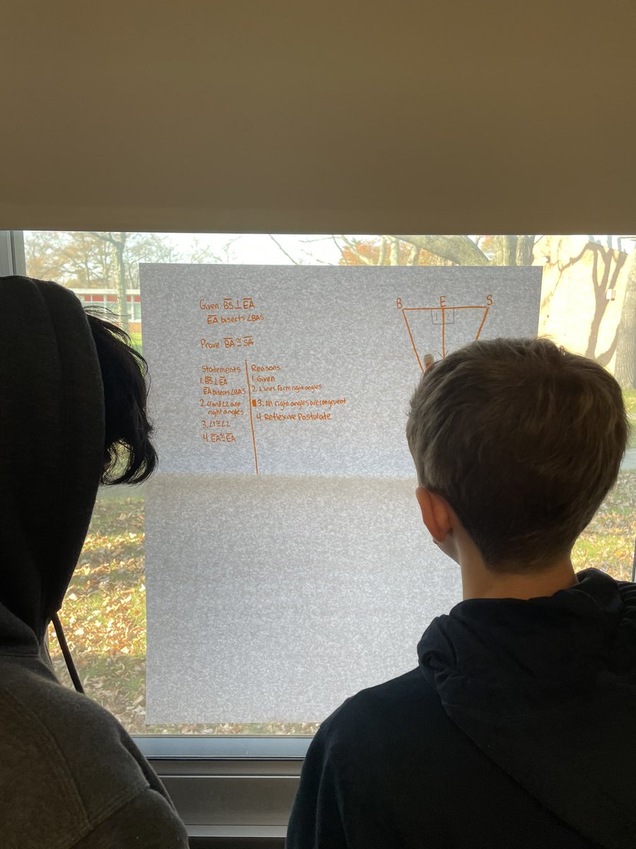 MsVulin's tweet photo. “Proof” that Geometry is fun! 📐@EWSDMath #EWlearns https://t.co/Q475Ogsqr9