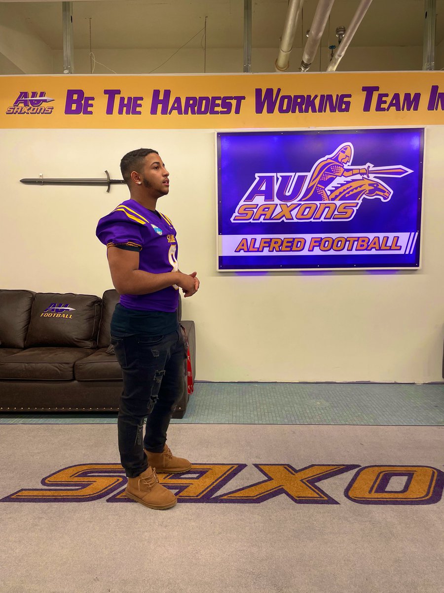Appreciate the hospitality from <a href="/LB_CoachBona/">Brady Bonacquisti</a> <a href="/Coach_Rankl/">Bob Rankl</a>  and the rest of the coaching staff, Had a great time at <a href="/AUSaxonFootball/">Alfred U Football</a>