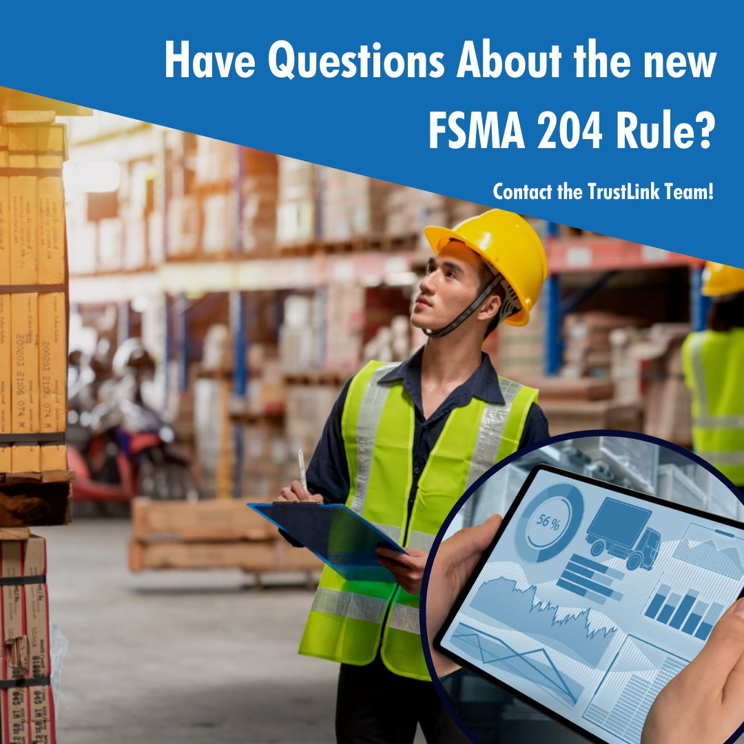 PlmFleet's tweet photo. #FSMAFriday Have questions about the newly finalized FSMA 204 rule? Contact the TrustLink team and learn how the new rule affects your operations: https://t.co/m2464gC8pU
#FSMA204 #FDA #supplychain #operations #supplychainmanagement #inventorymanagement #SaaS https://t.co/8nXr3hNrAl