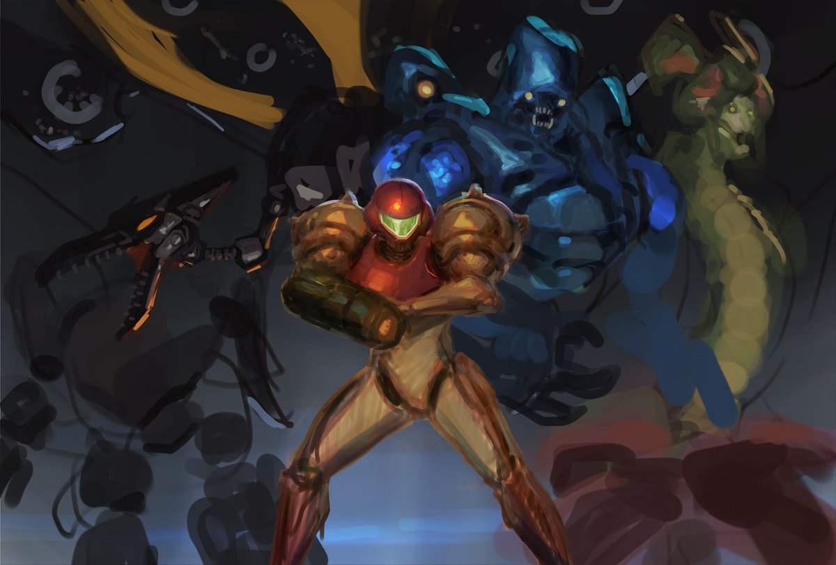 Wanted to paint something for Prime's 20th.  Might revisit in the future.  #Metroid #MetroidPrime