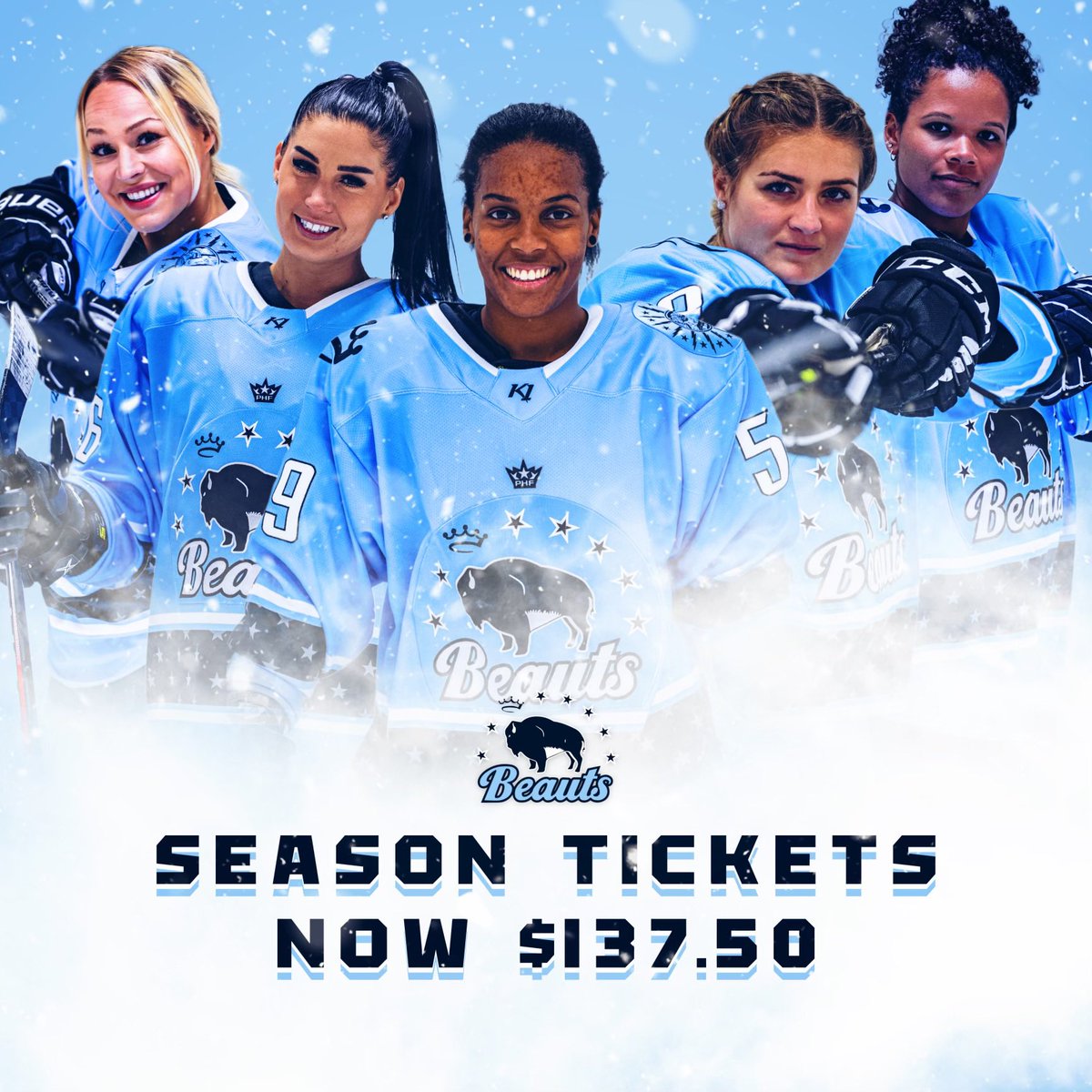 BuffaloBeauts's tweet photo. Our games at Connecticut may be postponed this weekend, but our next home game is December 10th and we want to see you there! 🤩

Buy your tickets here: https://t.co/szmgTTwWM5

#PHF #FortBeaut #Beauts 
🖼: @jsantalucia96 https://t.co/4vQM86MgyM