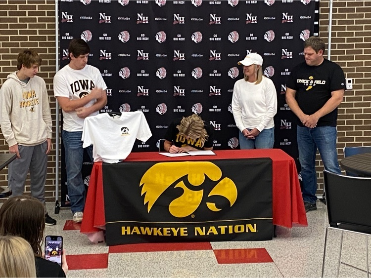 newhamptonia's tweet photo. Congratulations Carlee Rochford. She signed on to be an Iowa Hawkeye this morning. Thanks for being a good teammate and a role model for our young Chickasaws. https://t.co/idv74AAnYz